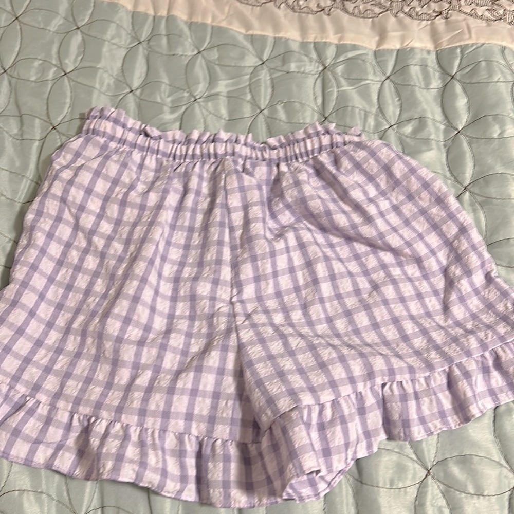 Purple shorts